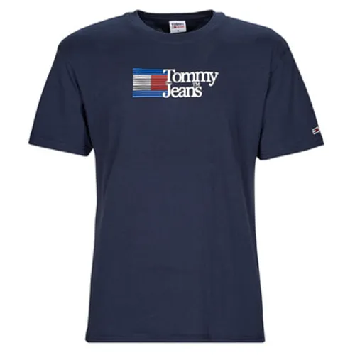 Tommy Jeans  TJM CLSC RWB CHEST LOGO TEE  men's T shirt in Marine