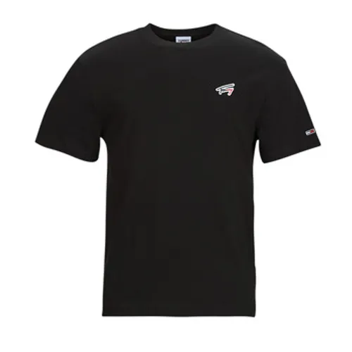 Tommy Jeans  TJM CLSC SIGNATURE TEE  men's T shirt in Black