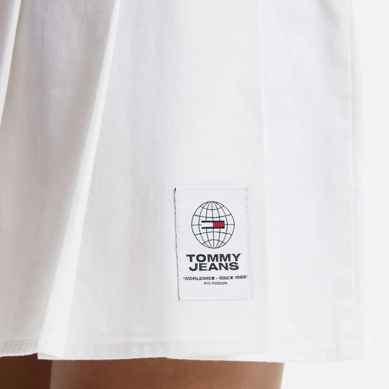 Tommy Jeans Tjw Pleated Cotton-Blend Tennis Skirt