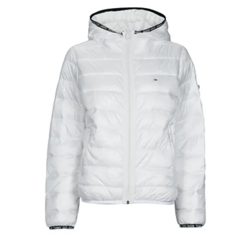 Tommy Jeans  TJW QUILTED TAPE HOODED JACKET  women's Jacket in White
