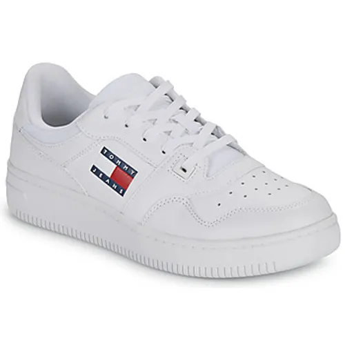 Tommy Jeans  TJW RETRO BASKET ESS  women's Shoes (Trainers) in White
