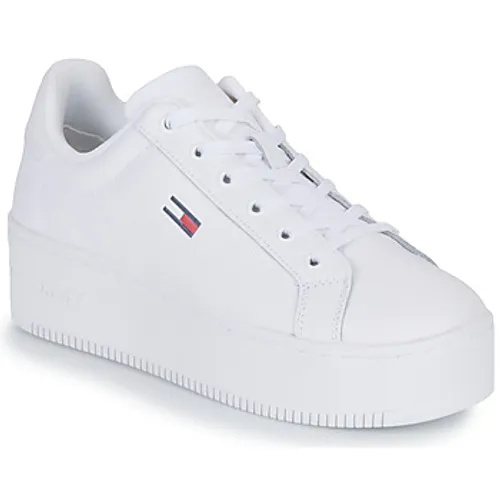 Tommy Jeans  Tommy Jeans Flatform Essential  women's Shoes (Trainers) in White