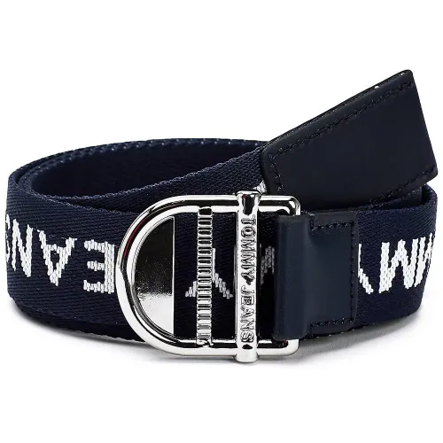 Tommy Jeans Twilight Navy Essential Webbing Belt