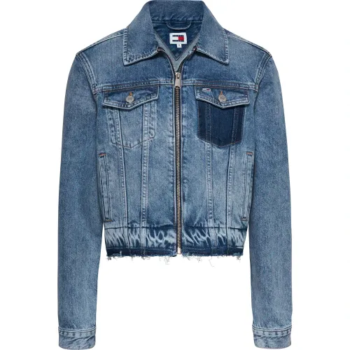 Tommy Jeans , Vintage Denim Jacket Blue ,Blue female, Sizes: