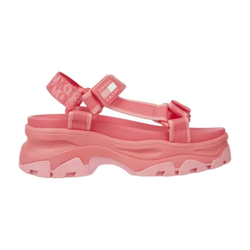 Tommy Jeans , webbing hyrbid sandal ,Pink female, Sizes: