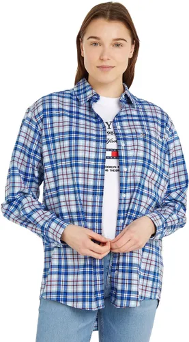 Tommy Jeans Women's Check Overshirt Long Sleeve