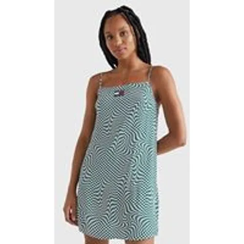 Tommy Jeans Women's Checkerboard Mini Dress In Checker Print
