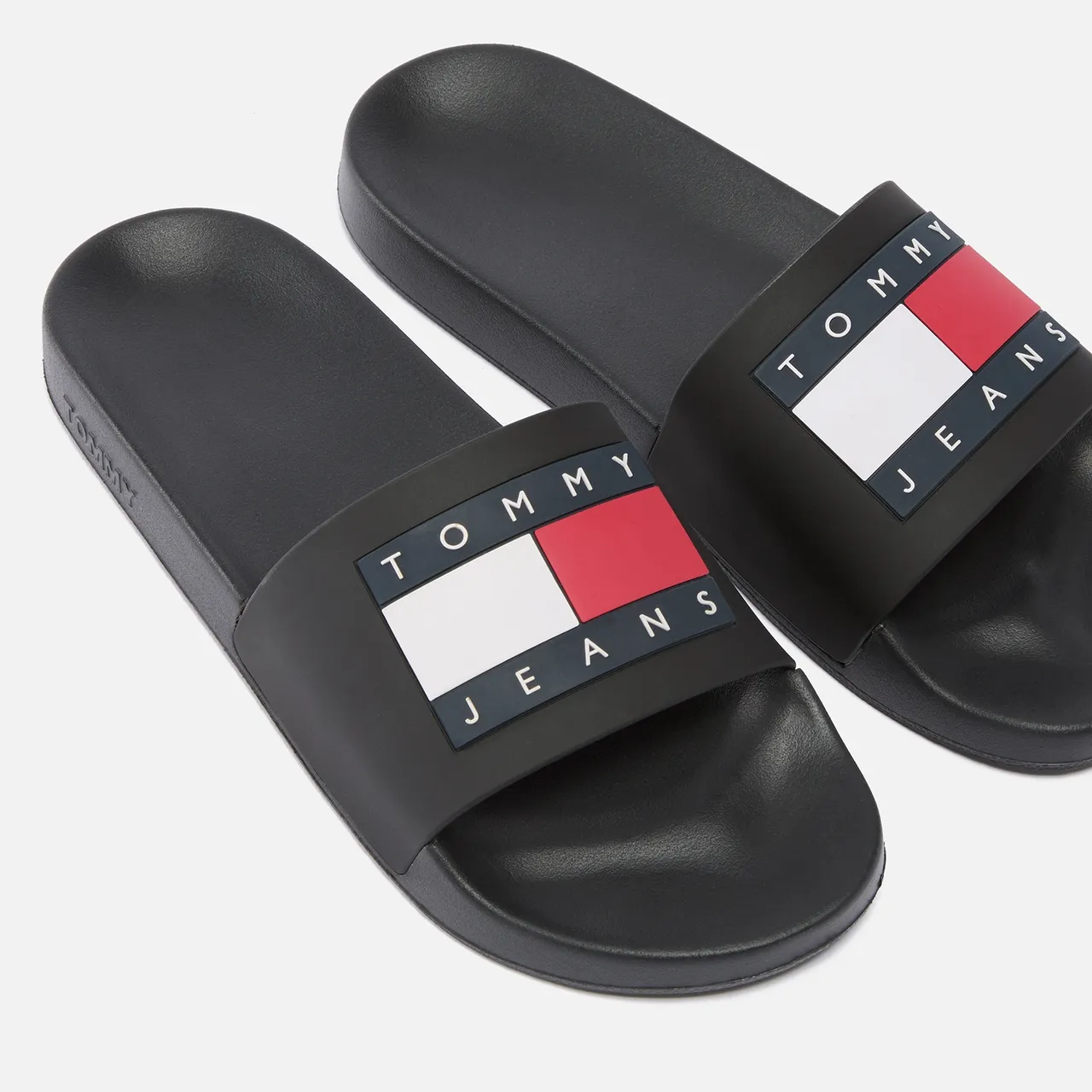Tommy Jeans Women's Leather Slider Sandals - UK