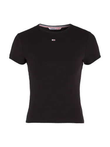 Tommy Jeans Women's Short-Sleeve T-Shirt Essential Rib Crew