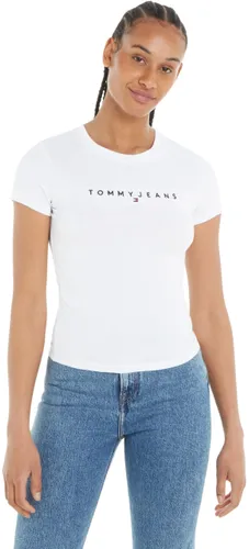 Tommy Jeans Women's Tjw Slim Linear Tee Ss Ext S/S T-Shirts
