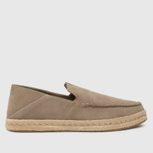 Toms Alfonso Loafer Shoes in Beige