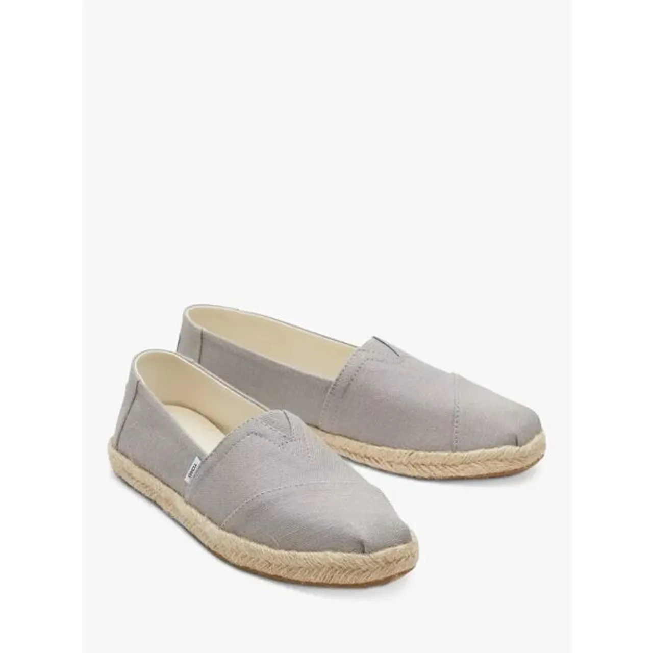 TOMS Alpargata Rope Espadrille Shoes - Grey - Female