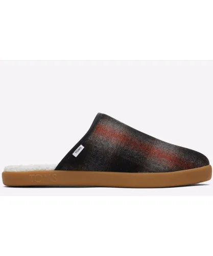 Toms Harbor Slipper Mens - Red Mixed Material