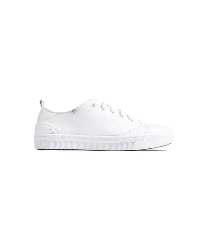 Toms Womens Travel Lite Trainers - White Leather
