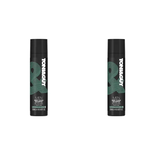Toni&Guy Men's Deep Clean Shampoo with Charcoal Extract