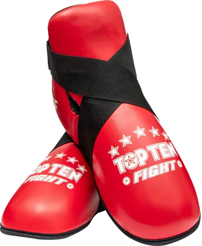 TOP TEN Fight Foot Guard - Red