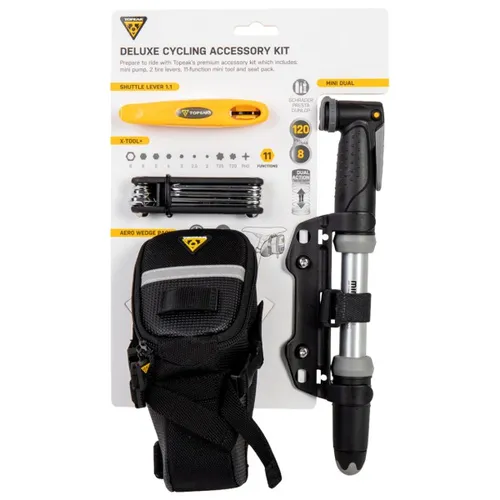 Topeak - Deluxe Cycling Accessory Kit - Tool kit black/yellow