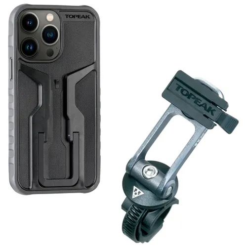 Topeak - RideCase for iPhone 13 Pro Max - Protective cover size mit Halter, black/ gray