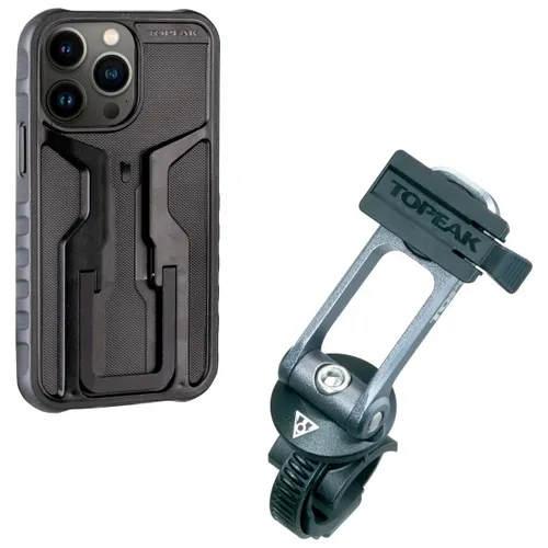 Topeak - RideCase for iPhone 13 Pro - Protective cover size mit Halter, black/ gray