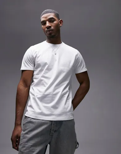 Topman classic fit t-shirt in white