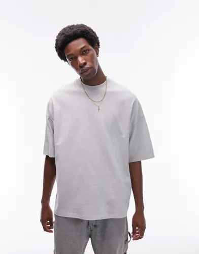 Topman extreme oversized fit t-shirt in light sage-Green
