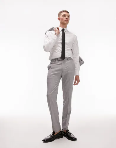 Topman skinny suit trouser in grey