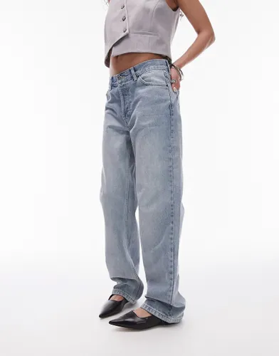 Topshop Solice jeans in grey bleach