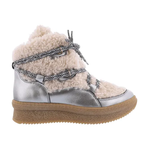 Toral , Metallic Gstaad Boot ,Gray female, Sizes: