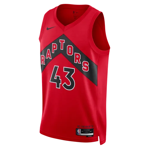 Toronto Raptors Icon Edition 2022/23 Men's Nike Dri-FIT NBA Swingman Jersey - Red - Polyester