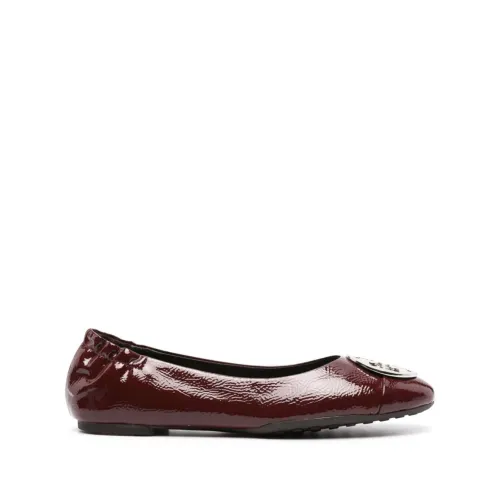 Tory Burch , Claire Cap Toe Ballerina Shoes ,Red female, Sizes: