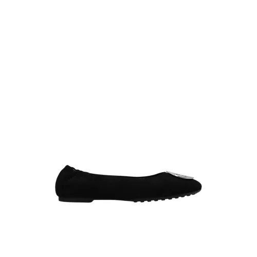 Tory Burch , ‘Claire’ Suede Ballet Flats ,Black female, Sizes: