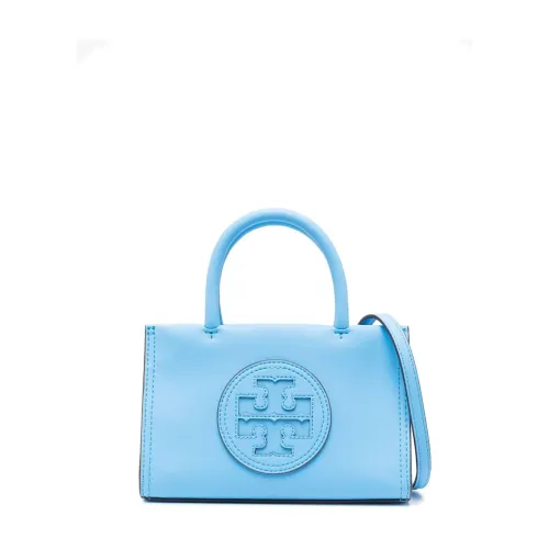 Tory Burch , Clear Blue Leather Bag ,Blue female, Sizes: ONE SIZE
