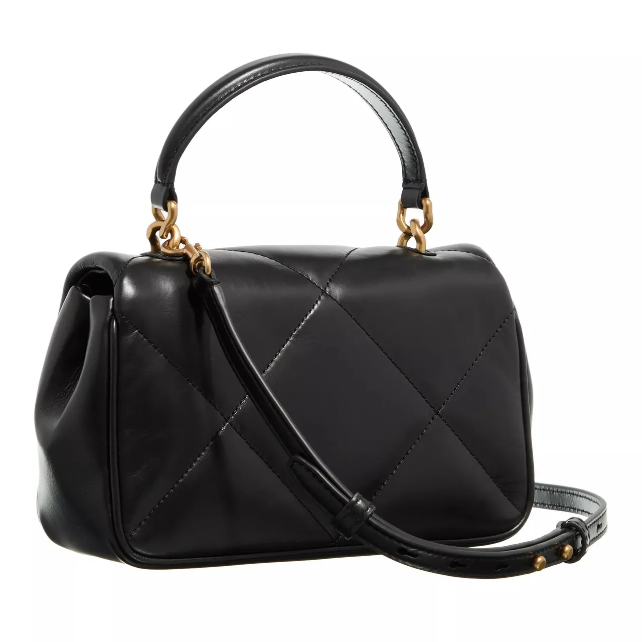Tory Burch Crossbody Bags - Kira Diamond Quilt Top-Handle - black - Crossbody Bags for ladies