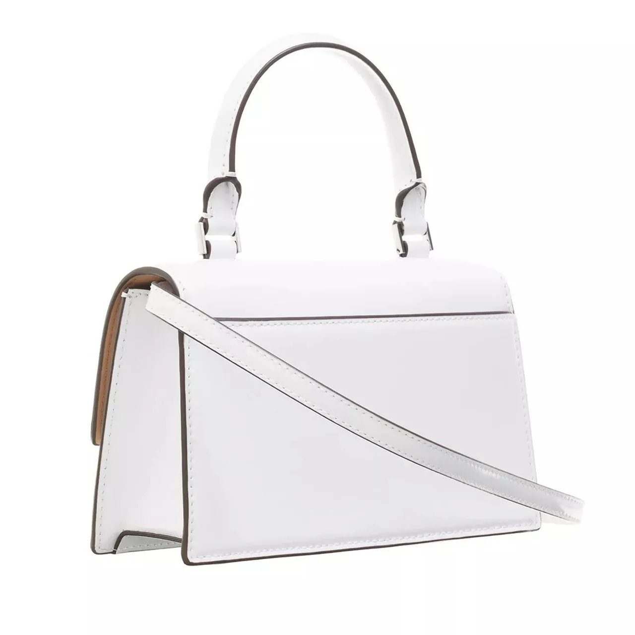 Tory Burch Crossbody Bags - Trend Spazzolato Mini Top-Handle Bag - white - Crossbody Bags for ladies