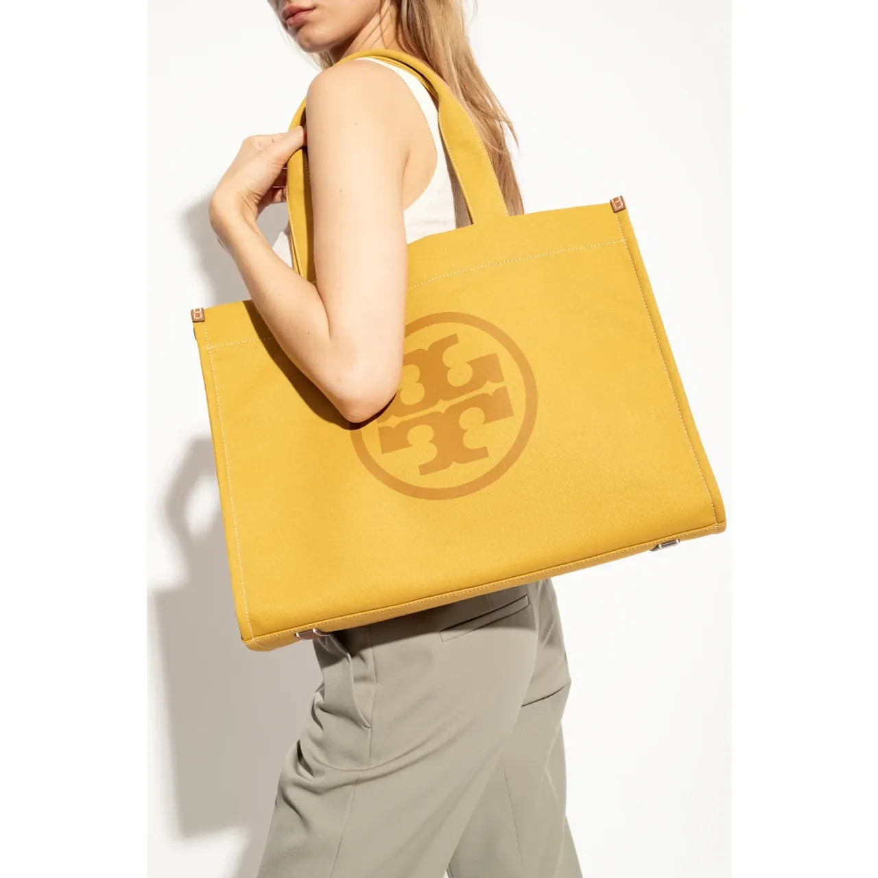 Tory Burch , ‘Ella’ shopper bag ,Yellow female, Sizes: ONE SIZE