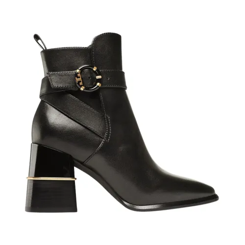 Tory Burch , Fashion-Forward Heeled Boots ,Black female, Sizes:
