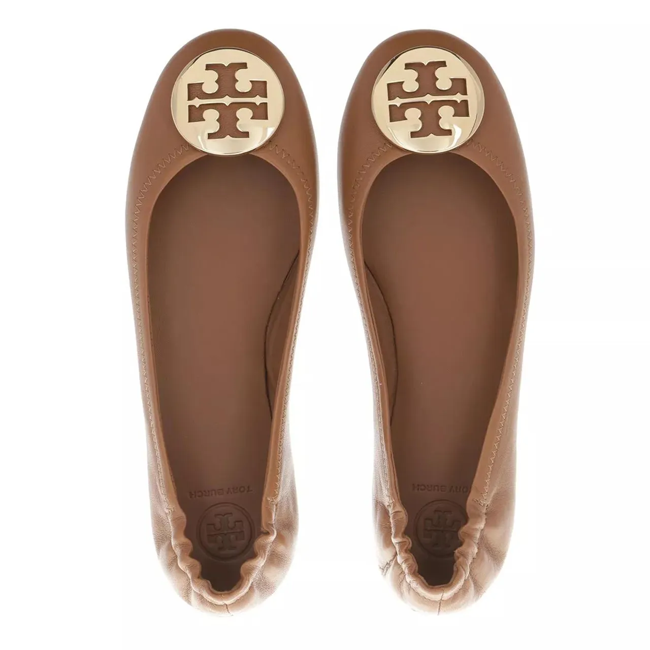 Tory Burch Loafers & Ballet Pumps - Minnie Travel Ballet - brown - Loafers & Ballet Pumps for ladies