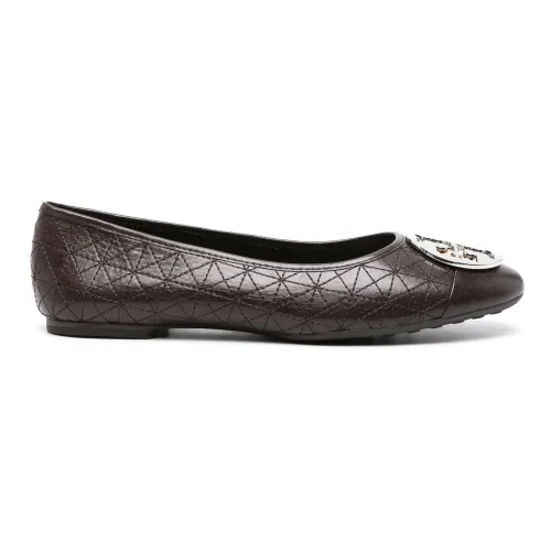 Tory Burch , Quilted Ballet Shoes ,Brown female, Sizes: