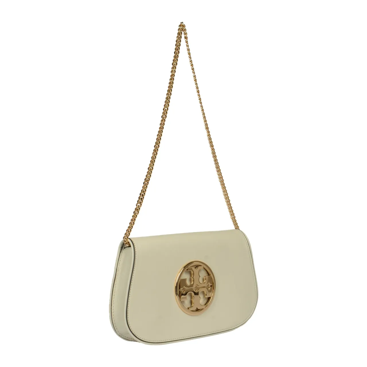 Tory Burch , Reva Clutch - Stylish and Compact ,Beige female, Sizes: ONE SIZE