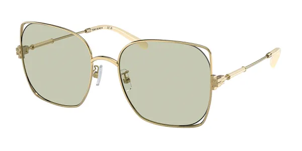 Tory Burch TY6097 Asian Fit 3351/2 Women's Sunglasses Gold Size 55
