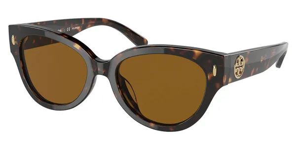 Tory Burch TY7168U Polarized 172883 Women's Sunglasses Tortoiseshell Size 52