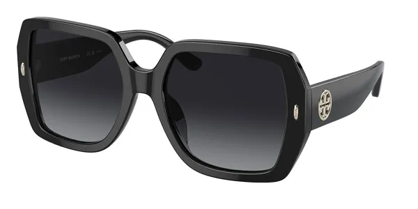 Tory Burch TY7191U Asian Fit Polarized 1709T3 Women's Sunglasses Black Size 54