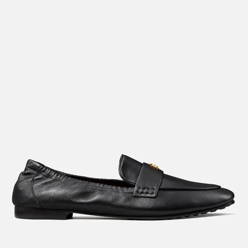 Tory Burch Women's Ballet Leather Loafers - Perfect Black - UK