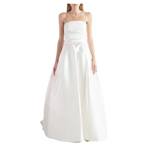 Tosca Blu , Cardamomo Large Dress ,White female, Sizes:
