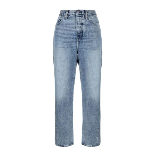 TotêMe , Cotton Regular-Fit Blue Denim Jeans ,Blue female, Sizes: