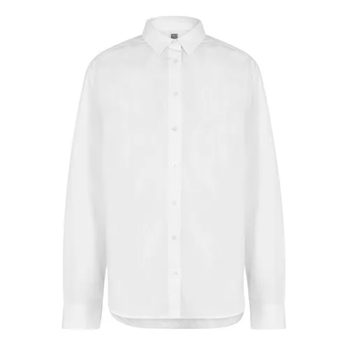 TOTEME Signature Cotton Shirt - White