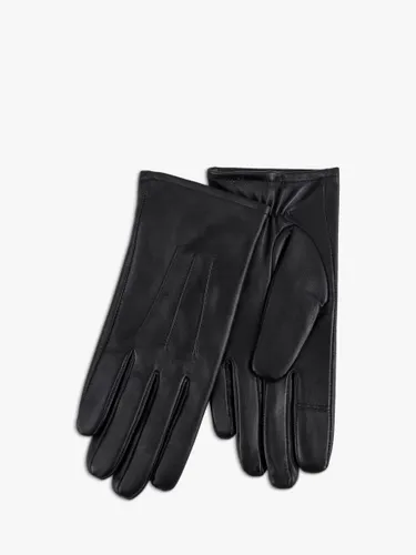 totes 3 Point Leather Smartouch Gloves - Black - Male