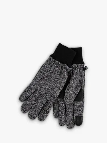 totes Isotoner Water Repellent Stretch Smartouch Gloves, Black - Black - Male