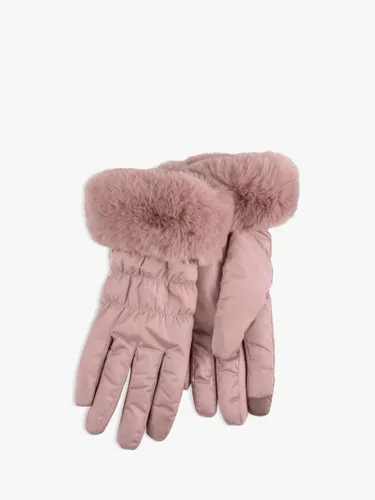 totes Ladies Water Repellent Padded Gloves - Pink - Female