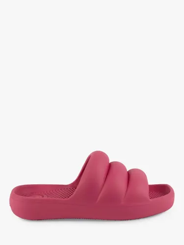 totes Puffy Slider Sandals - Azalea Pink - Female